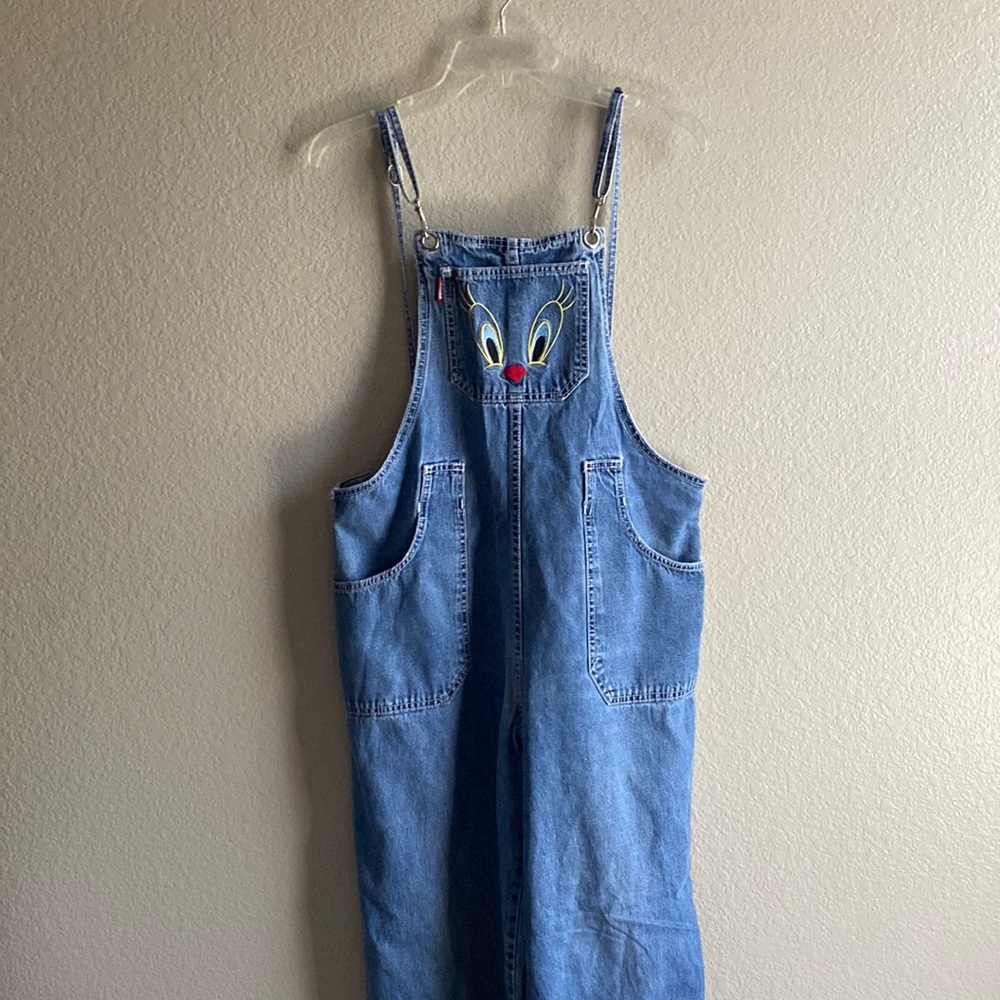 Vintage Tweety Bird Overalls by Encore